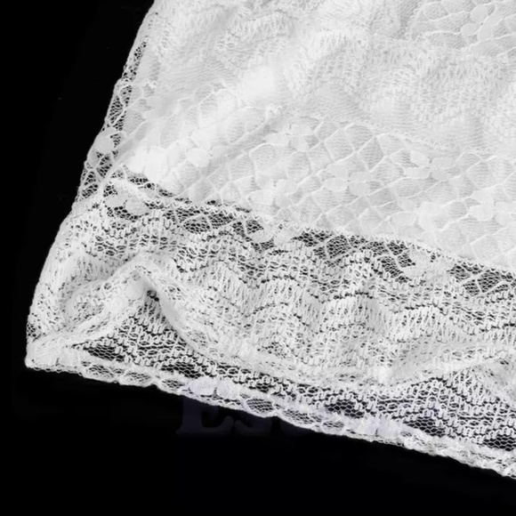 Boho Lace Pom Pom Mini Hippie Bohemian Gypsy Mini - Picture 5 of 7